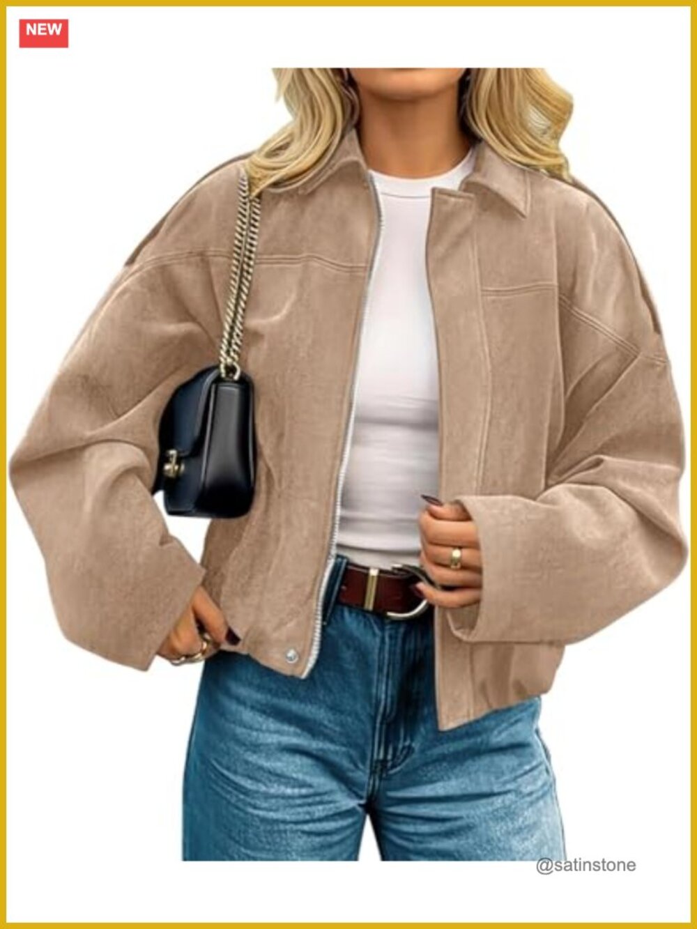 Faux Suede Jacket Womens Cropped Open Front Fall Outerwear